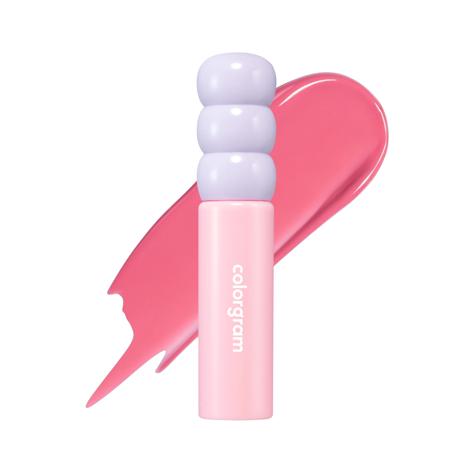 COLORGRAM FRUITY GLASS TINT Tinta labbra effetto labbra di vetro, 08 Lovely Raspberry 3g