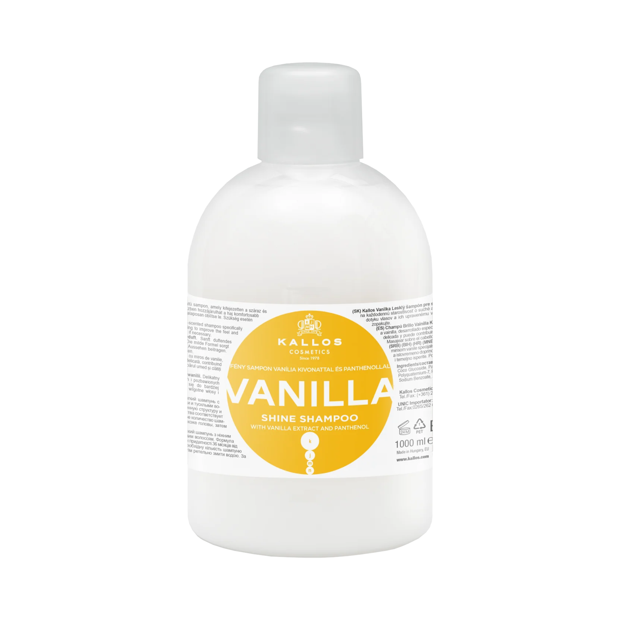 KALLOS KJMN VANILLA Shampoo lucidante 1000 ml