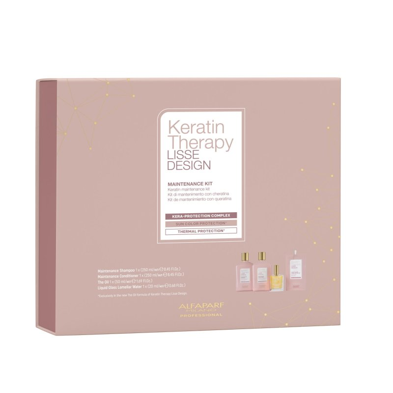 ALFAPARF MILANO LISSE DESIGN MAINTENANCE KIT Set per la cura dei capelli dopo il trattamento alla cheratina #2