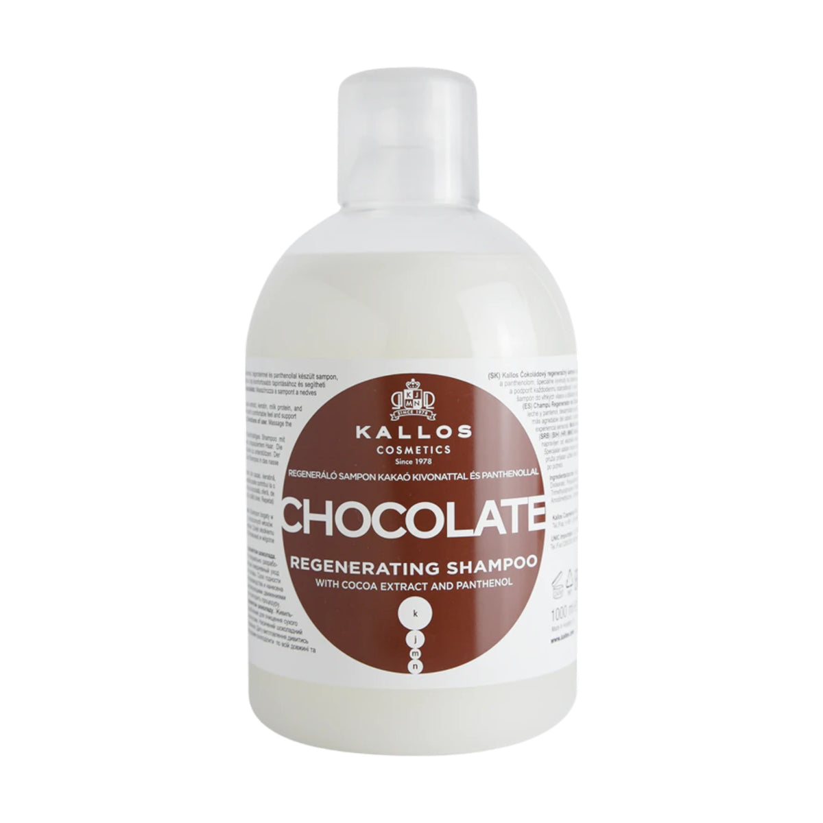 KALLOS CIOCCOLATO Shampoo rigenerante al cioccolato 1000 ml