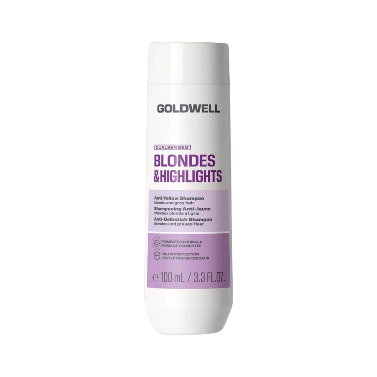 GOLDWELL DUALSENSES BLONDES & HIGHLIGHTS Shampoo neutralizzante dei toni gialli per capelli biondi 100 ml