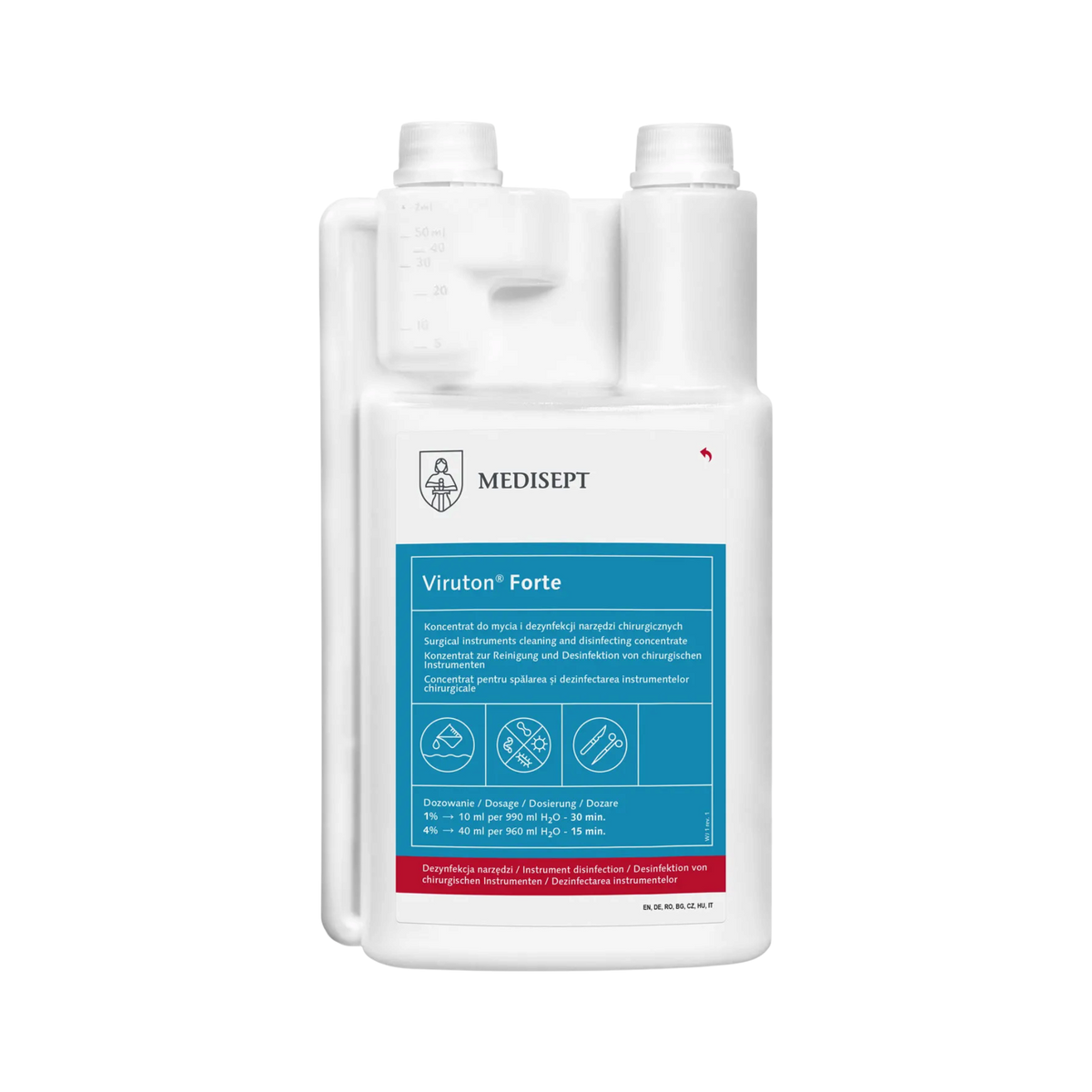 MEDISEPT VIRUTON FORTE Concentrato per la disinfezione degli strumenti chirurgici 1000 ml