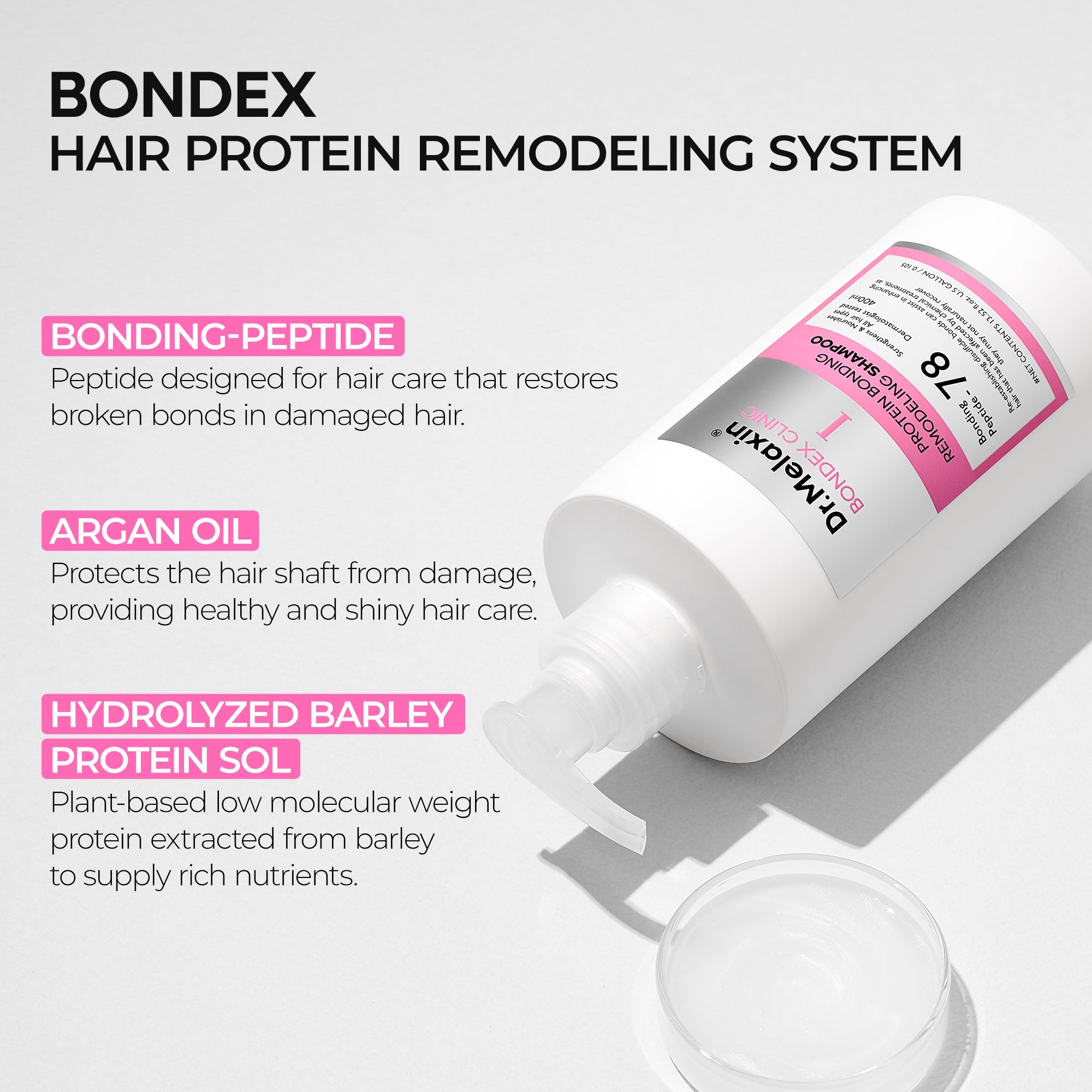 DR.MELAXIN BONDEX LINE Shampoo rigenerante 400 ml #5