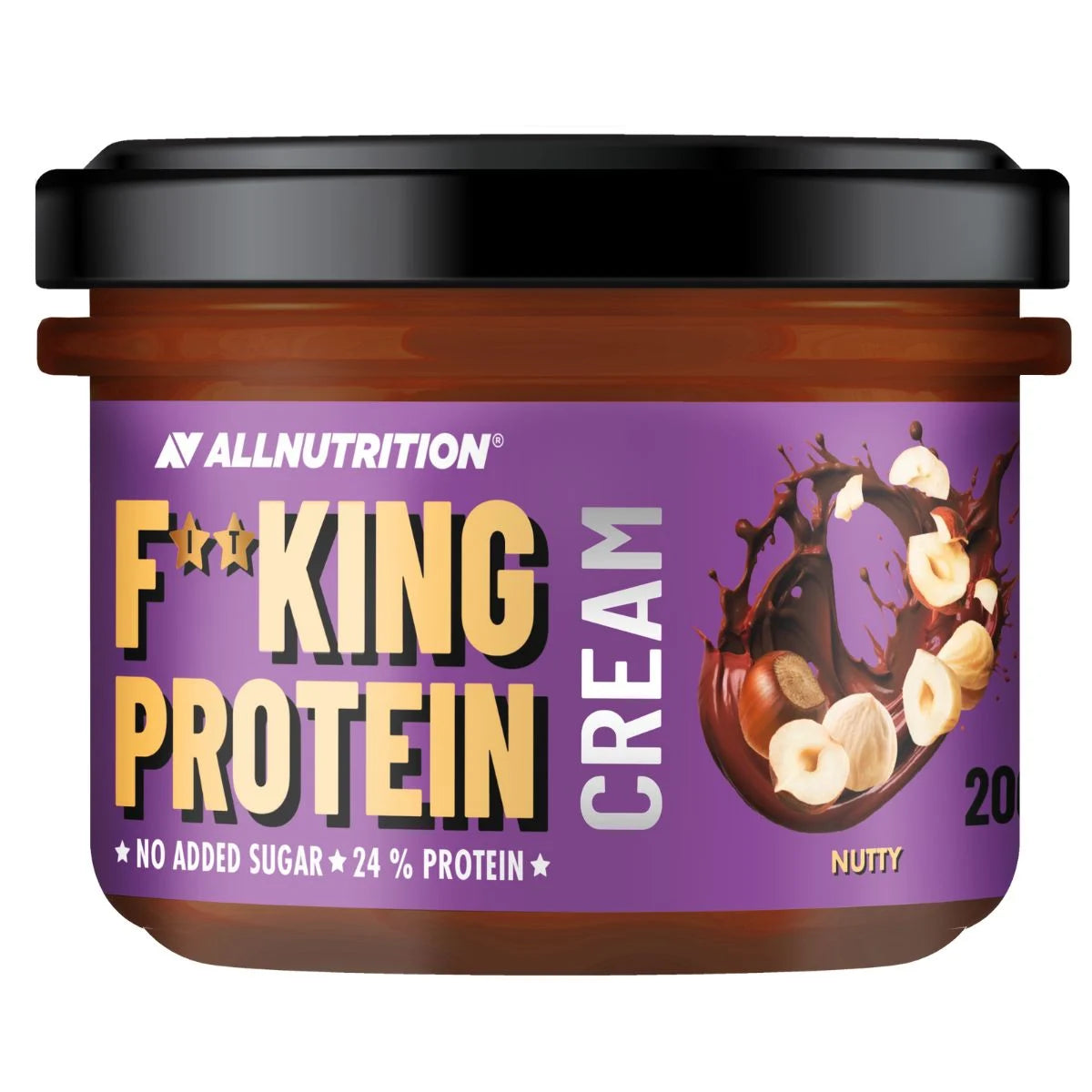 ALLNUTRITION FITKING PROTEIN NUTTY Crema di noci 200 g
