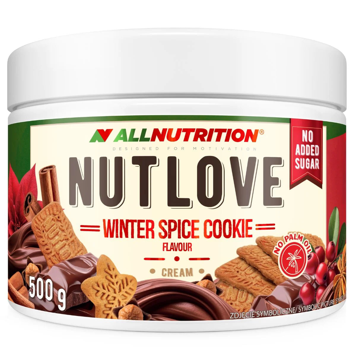 ALLNUTRITION NUTLOVE Crema per biscotti speziati invernali 500 g