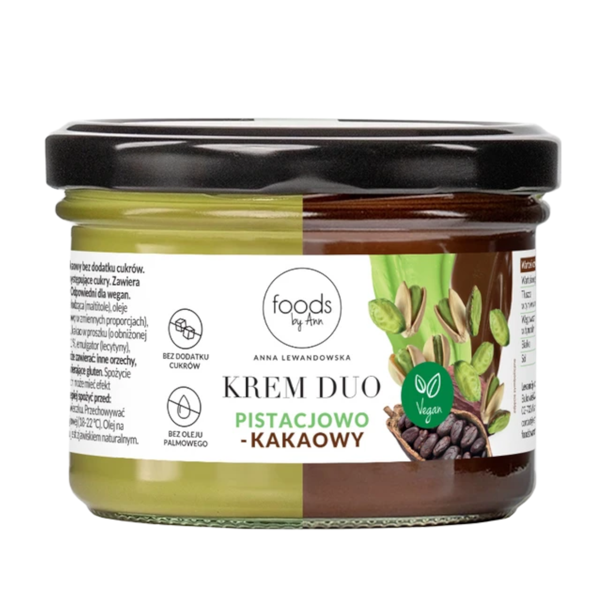 FOODS BY ANN Wegański krem duo pistacjowo-kakaowy 200 g