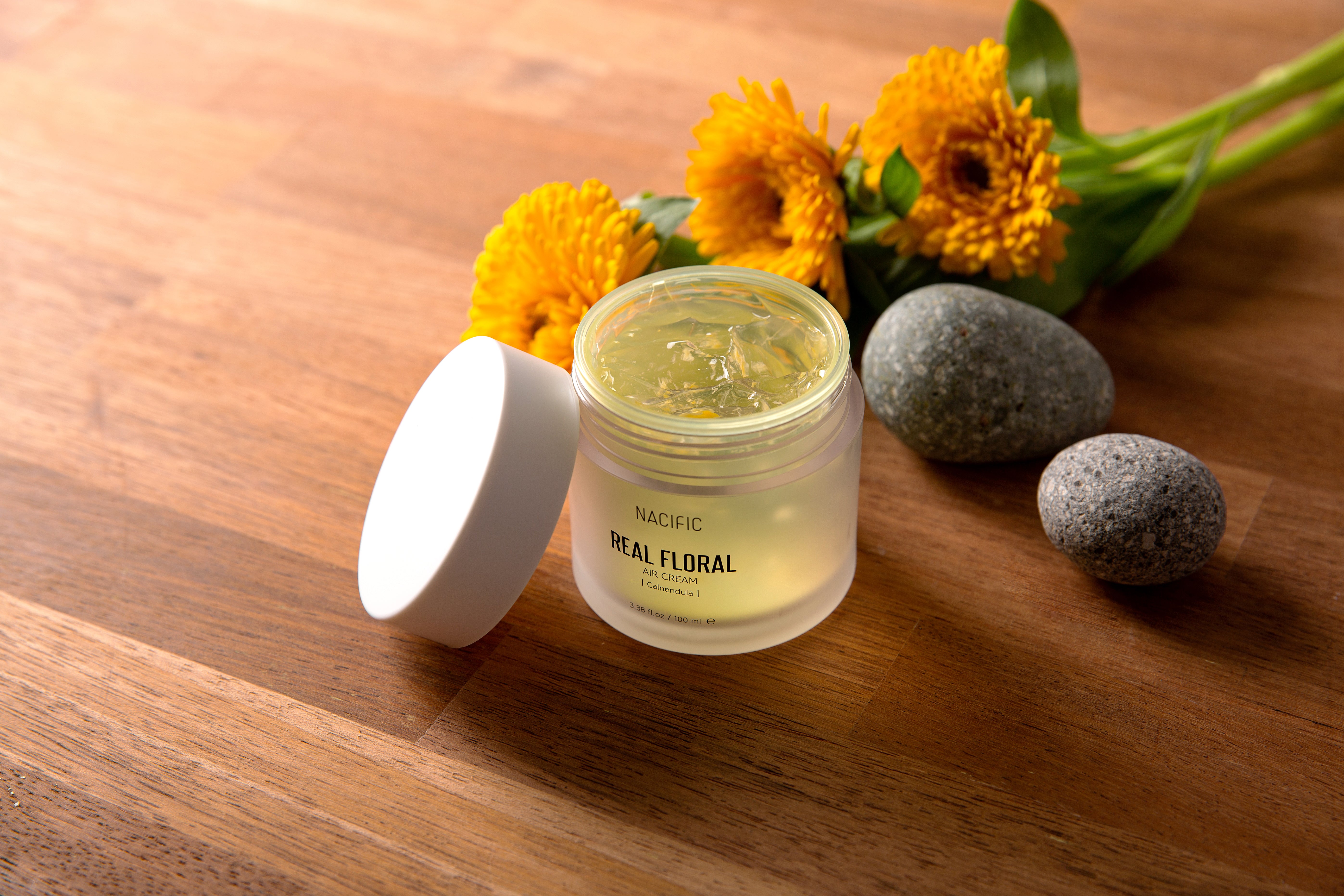 NACIFIC REAL FLORAL CALENDULA AIR CREAM - crema viso leggera con estratto di calendula 100 ml #4