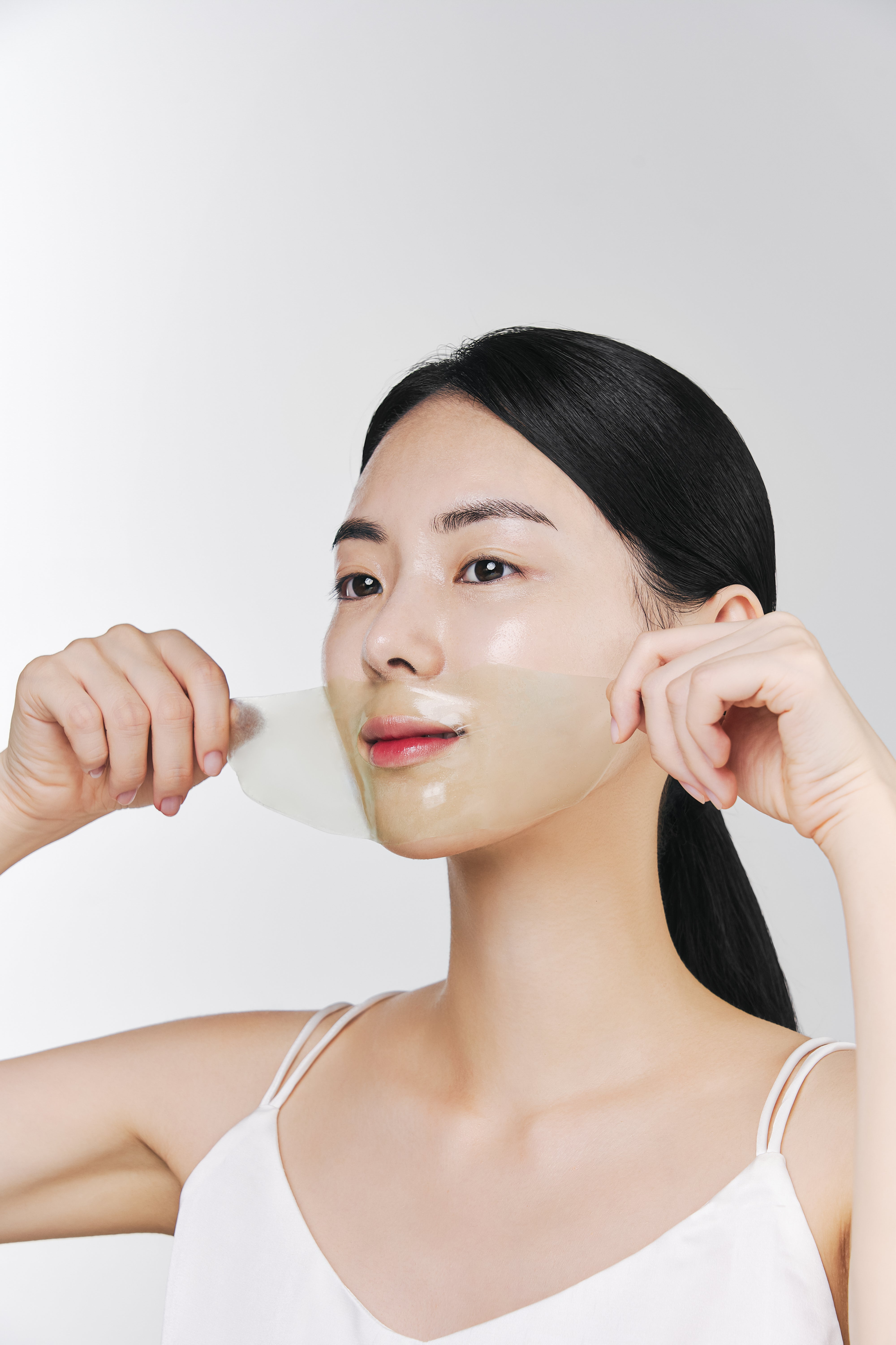 NACIFIC GREEN TEA Cica Collagen Gel Mask – maschera viso idrogel lenitiva e idratante (4 × 35 g) #4