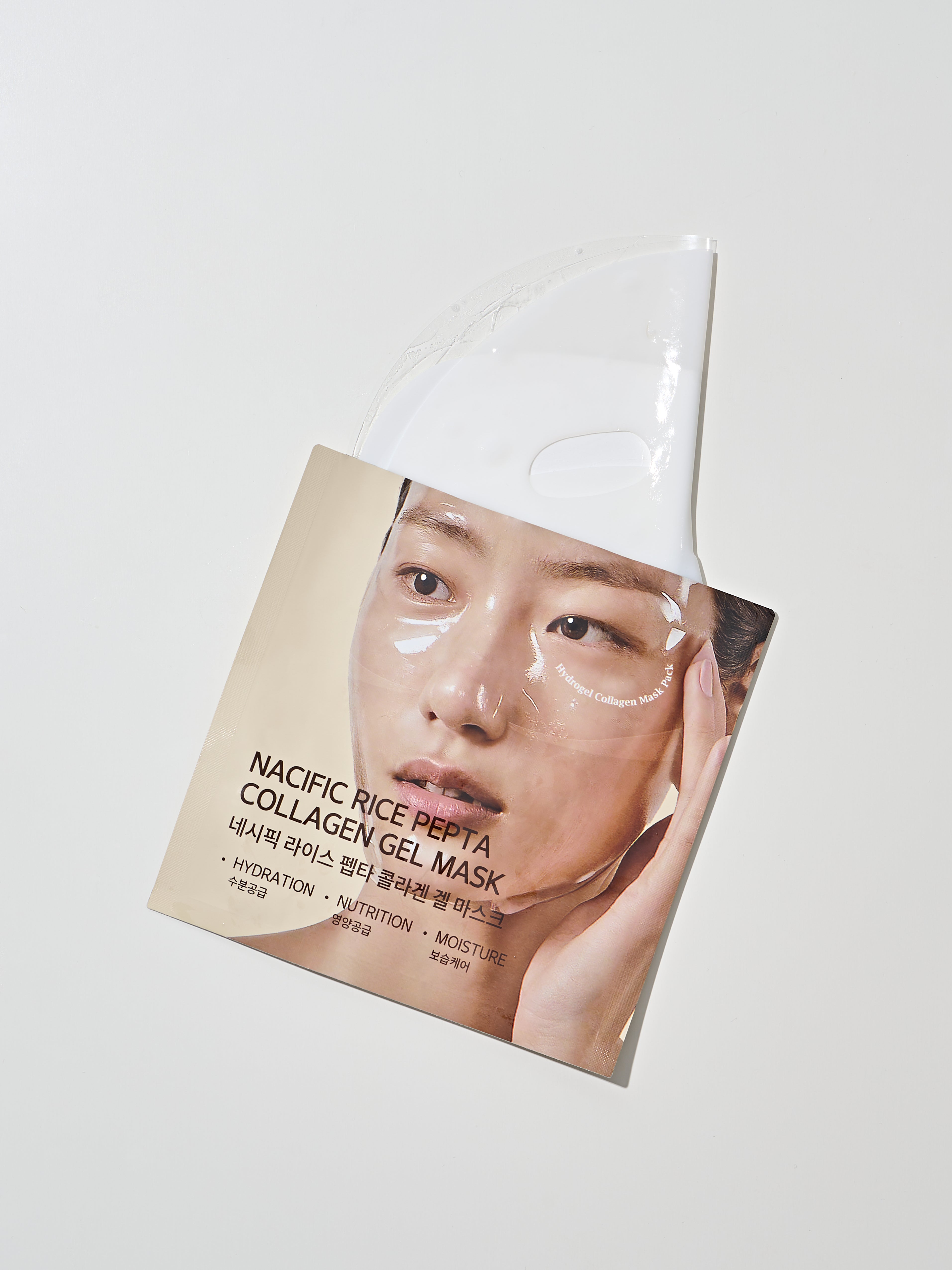 NACIFIC RICE PEPTA Collagen Gel Mask – maschera idrogel al collagene con riso e peptidi 35 g (4 pz.) #3