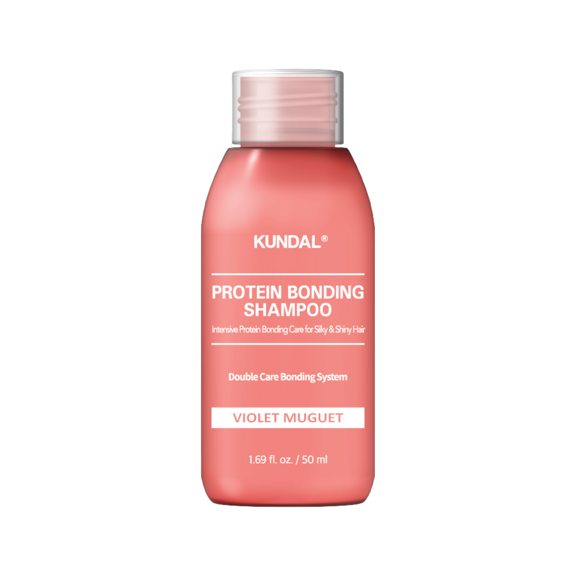 KUNDAL PROTEIN BONDING Shampoo per capelli profondamente rigenerante Violet Muguet 50 ml