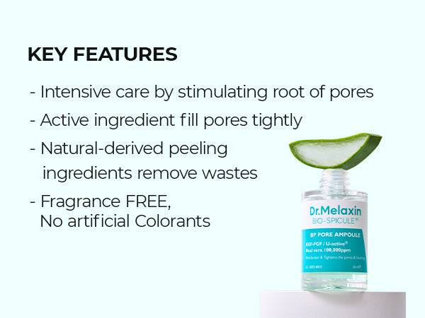 DR.MELAXIN BIO-SPICULE BP PORE Siero restringente per i pori con microaghi 30 ml #7