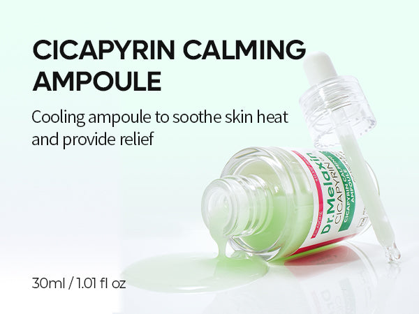 DR.MELAXIN CICAPYRIN CALMING AMPOULE Siero viso lenitivo con complesso rinfrescante 30 ml #4