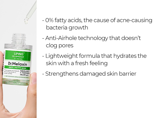 DR.MELAXIN LIPINO OIL Ampule Lehké olejové sérum proti nedokonalostem 30 ml #10