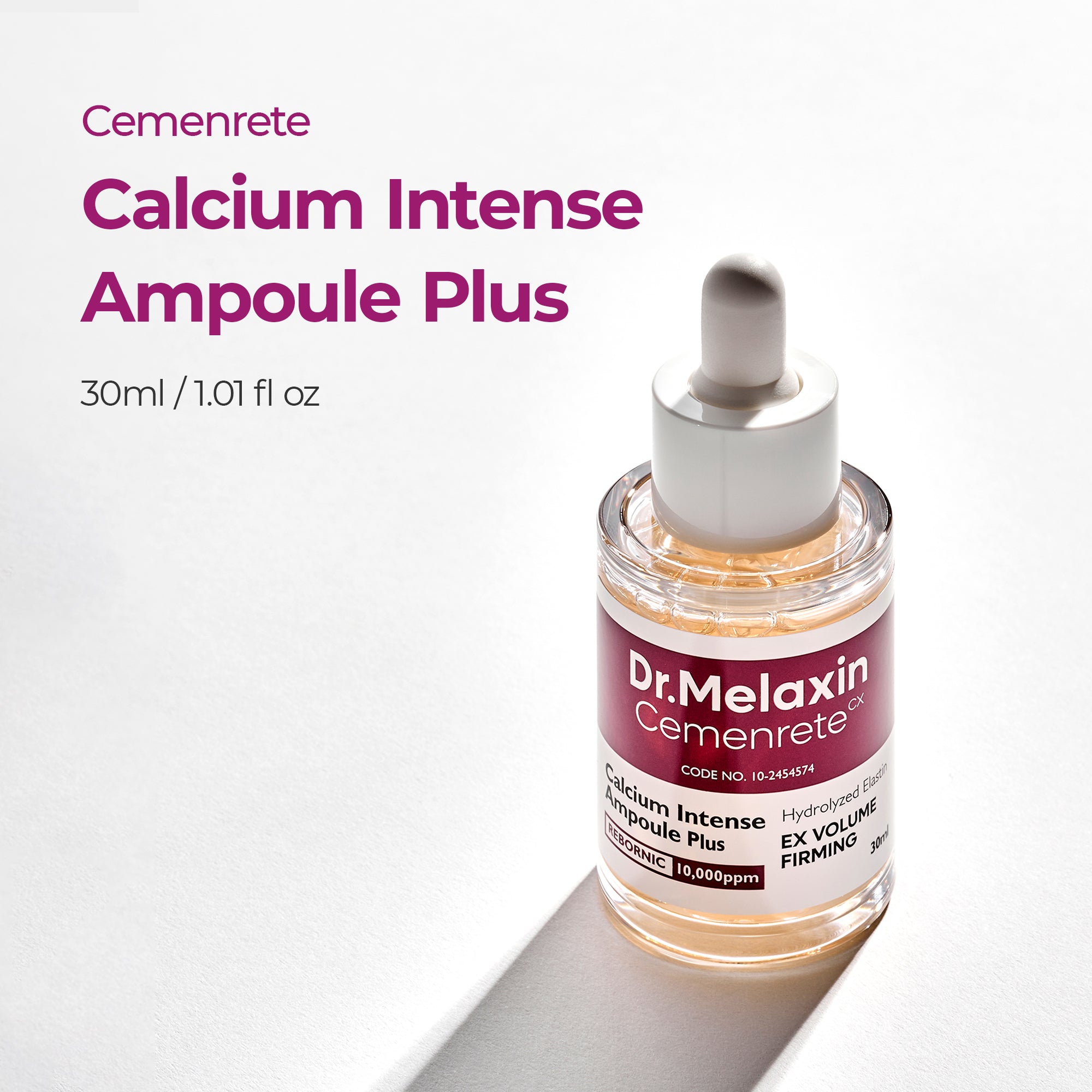 DR.MELAXIN CEMENRETE CALCIUM INTENSE AMPOULE PLUS Siero rassodante occhi e viso 30 ml #4