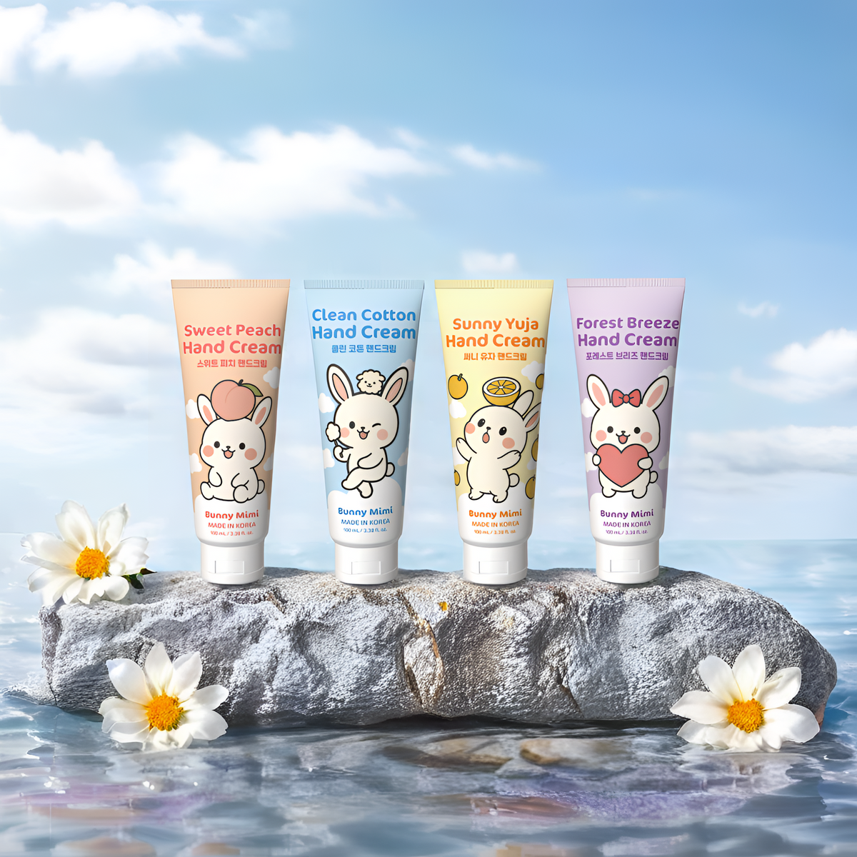 Crema per le mani che profuma di buon umore - BUNNY MIMI Set 4×100 ml #2