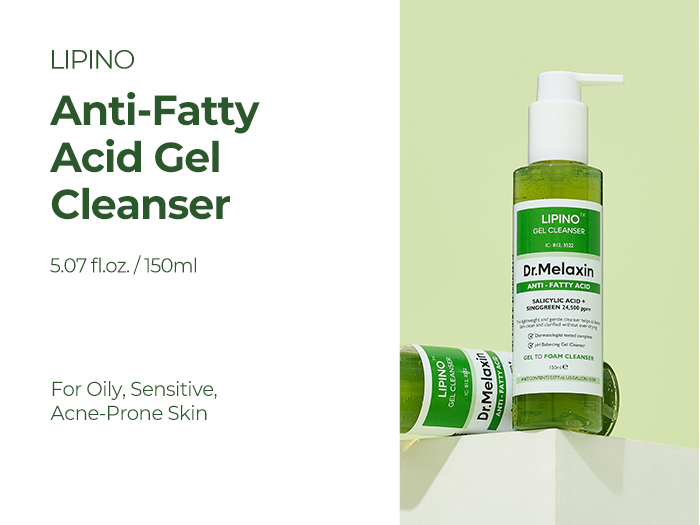 DR.MELAXIN LIPINO LINE Gel detergente viso per pelli grasse 150 ml #5