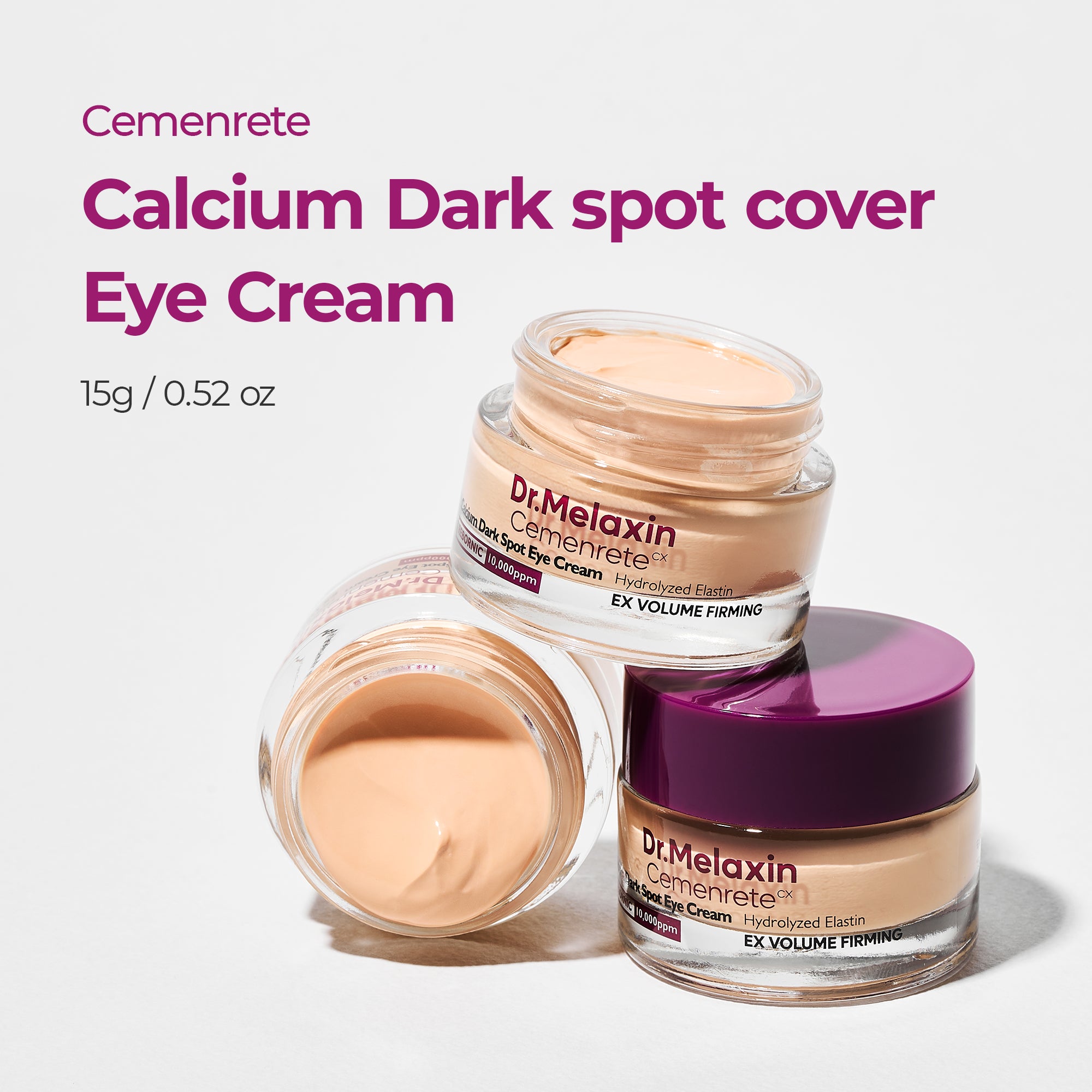 DR.MELAXIN CEMENRETE CALCIUM DARK SPOT EYE CREAM Augencreme aufhellend und straffend, 15 g #4