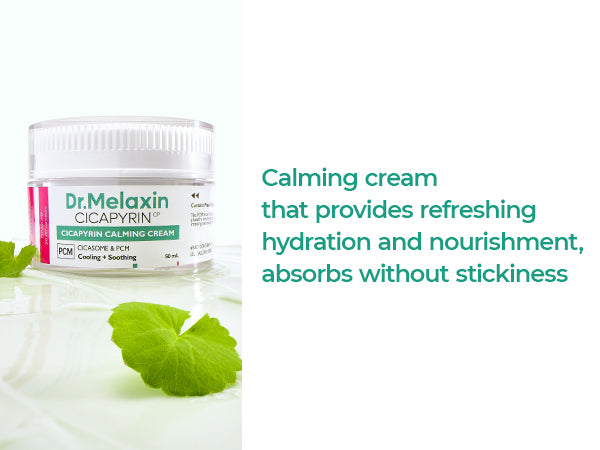 DR.MELAXIN CICAPYRIN CALMING CREAM Crema viso lenitiva con complesso rinfrescante 50 ml #6