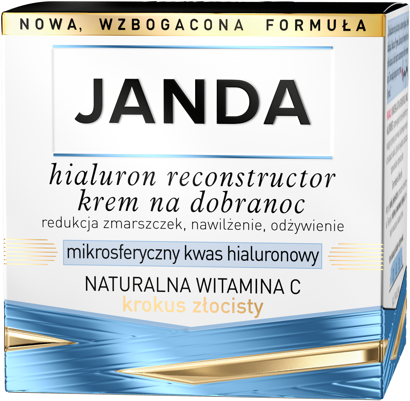 JANDA HIALURON Krem hialuronowy odmładzająco- nawilżający na noc 50ml