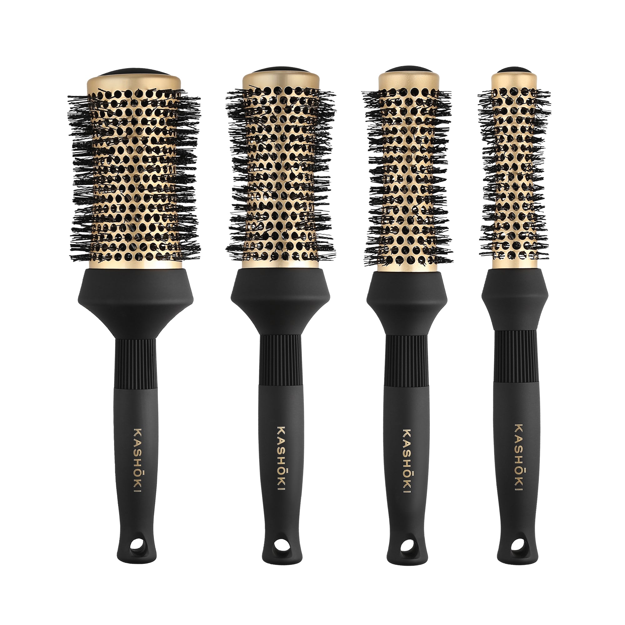 KASHŌKI Set di 4 spazzole per capelli