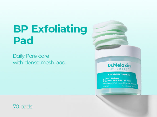 DR.MELAXIN BIO-SPICULE BP EXFOLIATING PAD Peeling-Pads mit AHA-, BHA-, PHA-, LHA-Säuren 165 ml (70 Stück) #3