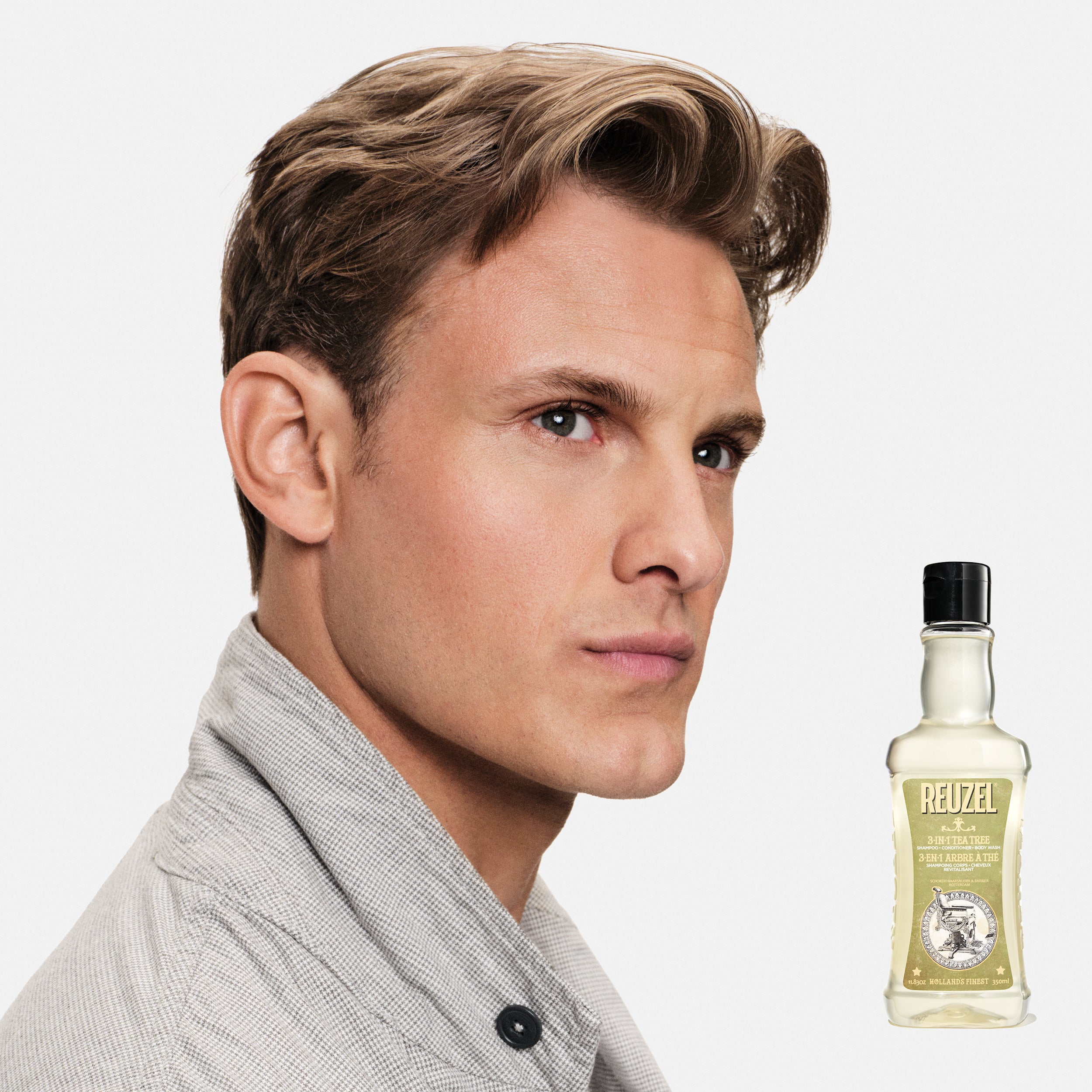 REUZEL 3w1 TEA TREE Szampon do włosów, skóry głowy i ciała 100ml #2