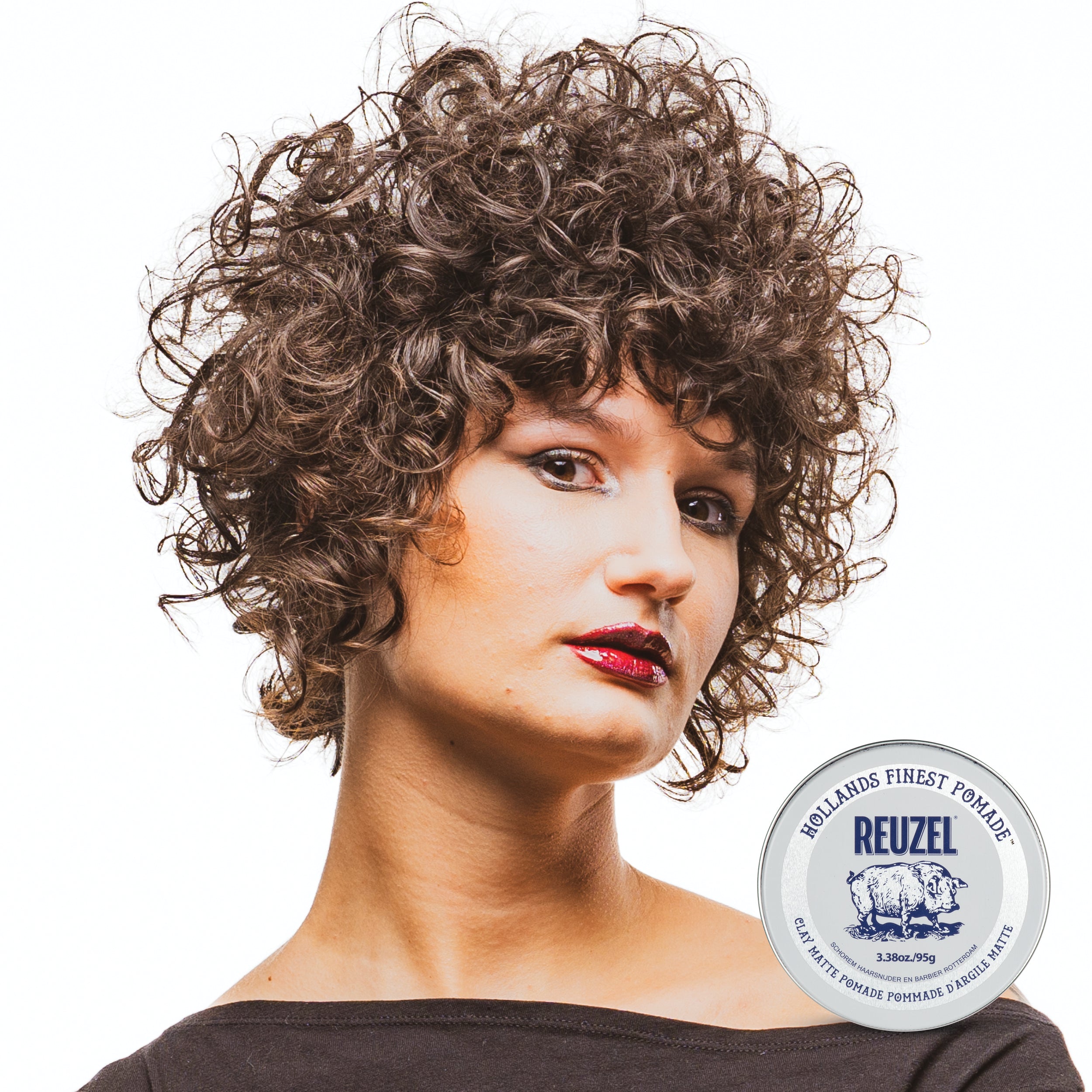 REUZEL CLAY MATTE POMADE Argilla opacizzante per capelli a tenuta media 95 g #3