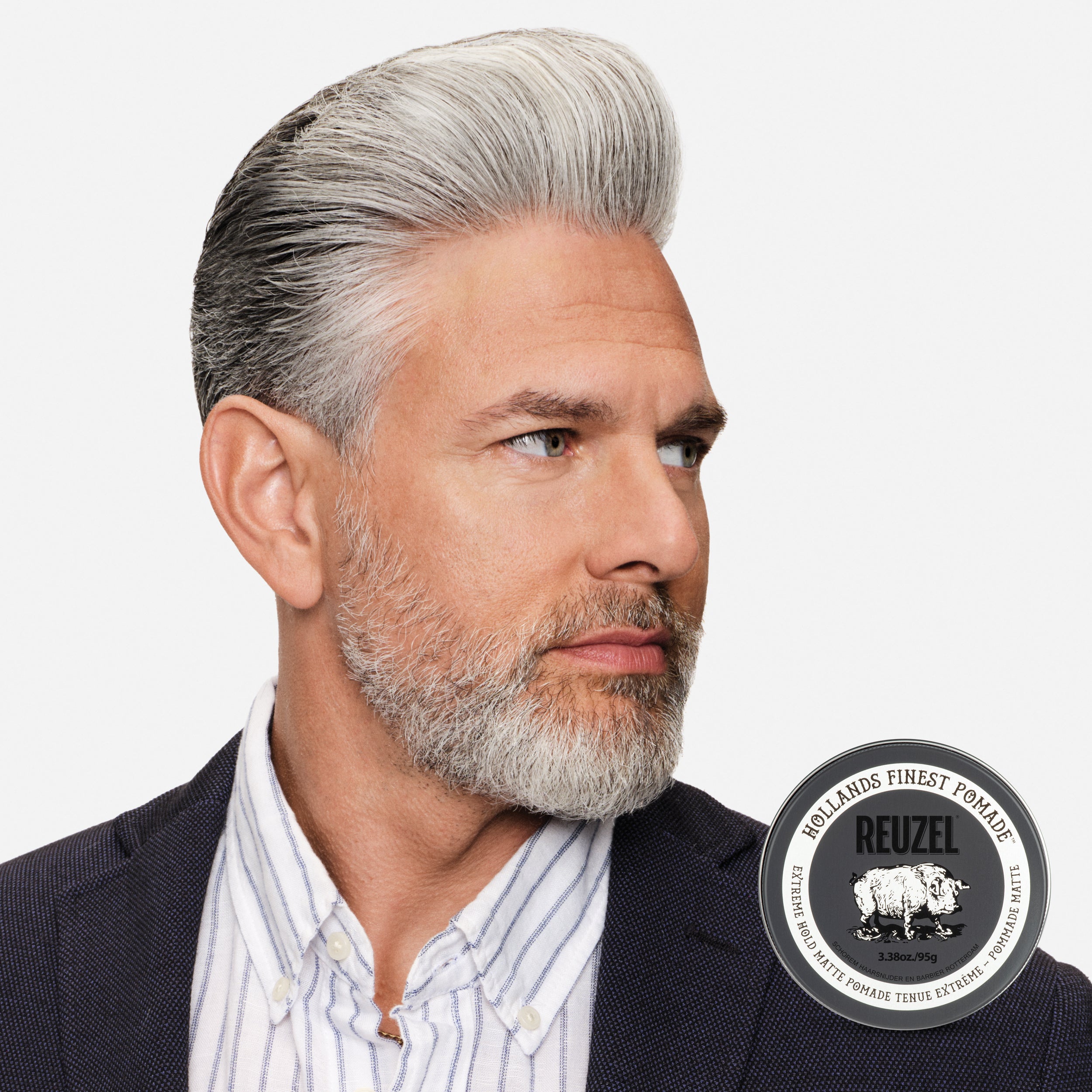 REUZEL EXTREME HOLD MATTE POMADE Super mocna matująca pomada do włosów 35 g #2