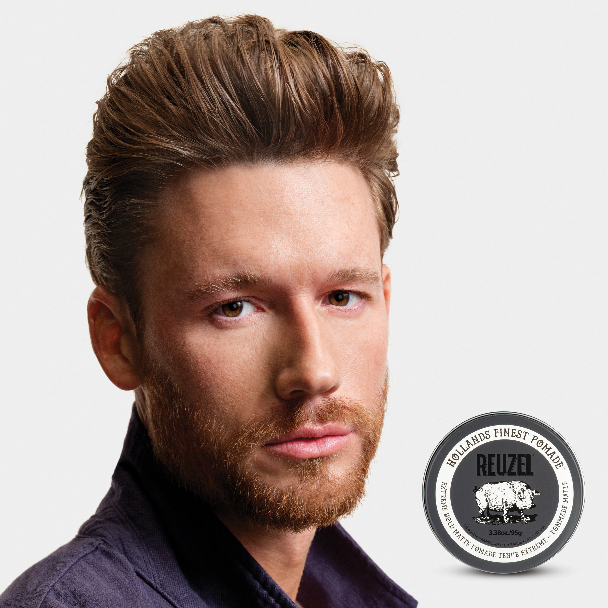 REUZEL EXTREME HOLD MATTE POMADE Pomata per capelli opacizzante super forte 95 g #3