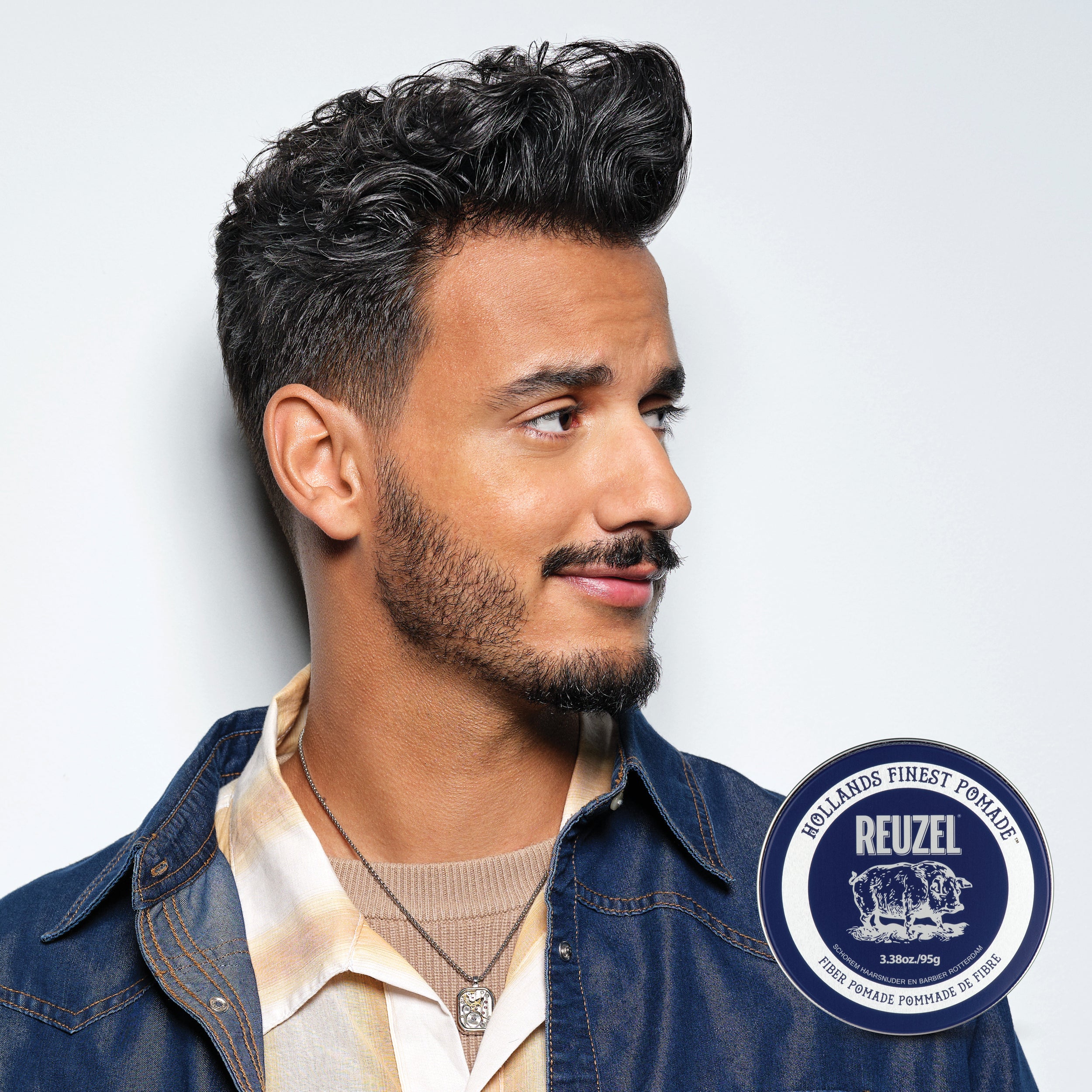 REUZEL FIBER POMADE Pomata per capelli fibrosa a tenuta flessibile 95 g #2
