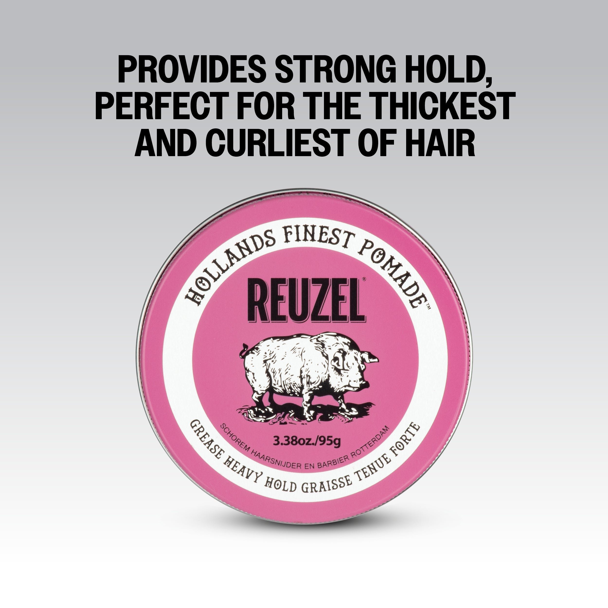 REUZEL PINK HEAVY GREASE HEAVY HOLD Cera per capelli con tenuta forte 95 g #4