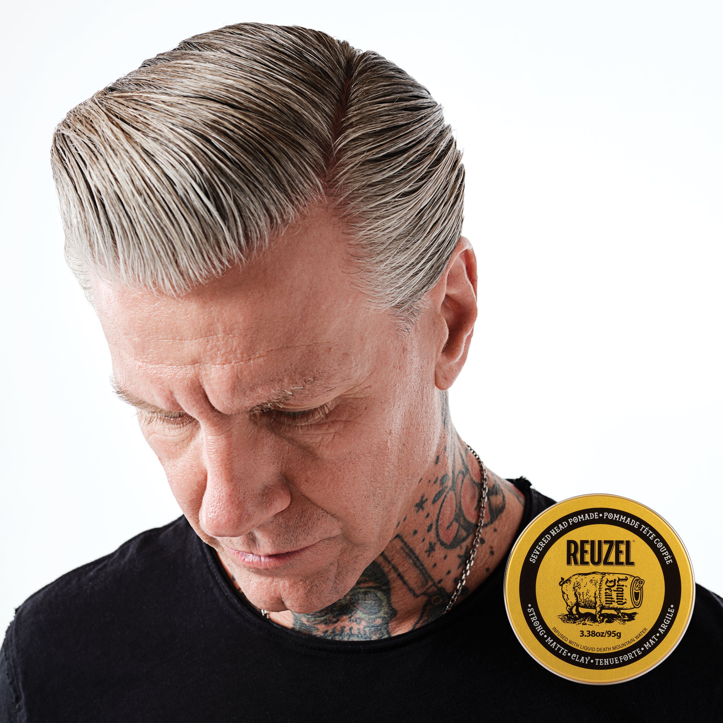 REUZEL X LIQUID DEATH SEVERD HEAD Argilla opaca per capelli 95,8 g #3