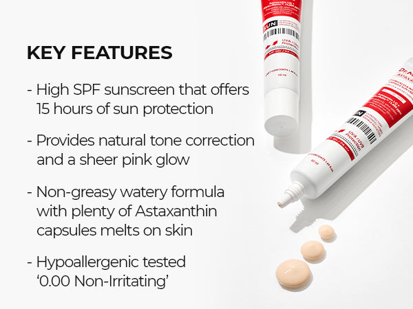 DR.MELAXIN Astaxantina Anti-Freckles & Whitening Capsule Sunscreen SPF50+ / PA+++ - Crema tonificante con filtro per discromie 50 ml #11