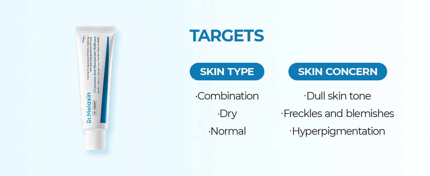 DR.MELAXIN TX-CREAM Rozjasňující krém na obličej s kyselinou tranexamovou 50 ml #5