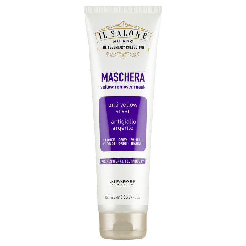 ALFAPARF IL SALONE MILANO YELLOW REMOVER Maschera viola per capelli grigi e biondi 150ml
