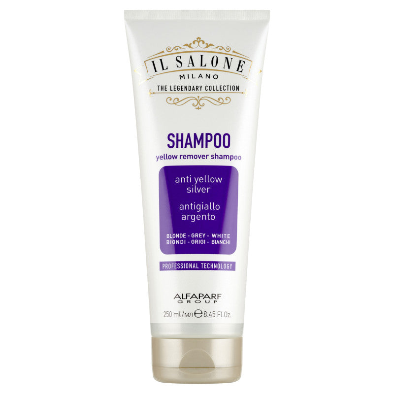 ALFAPARF IL SALONE MILANO YELLOW REMOVER Shampoo viola per capelli grigi e biondi 250ml