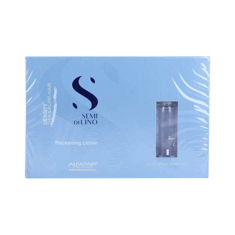 ALFAPARF SEMI DI LINO DENSITY Trattamento infoltente per capelli fini e maturi 6x13ml