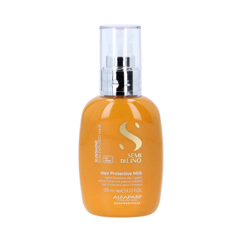 ALFAPARF SEMI DI LINO Latte per la cura dei capelli prima e dopo l'esposizione al sole con filtri UV 125ml