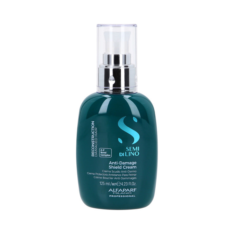 ALFAPARF SEMI DI LINO RECONSTRUCTION ANTI-DAMAGE SHIELD Crema ricostruttiva per capelli medi e grossi danneggiati 125ml