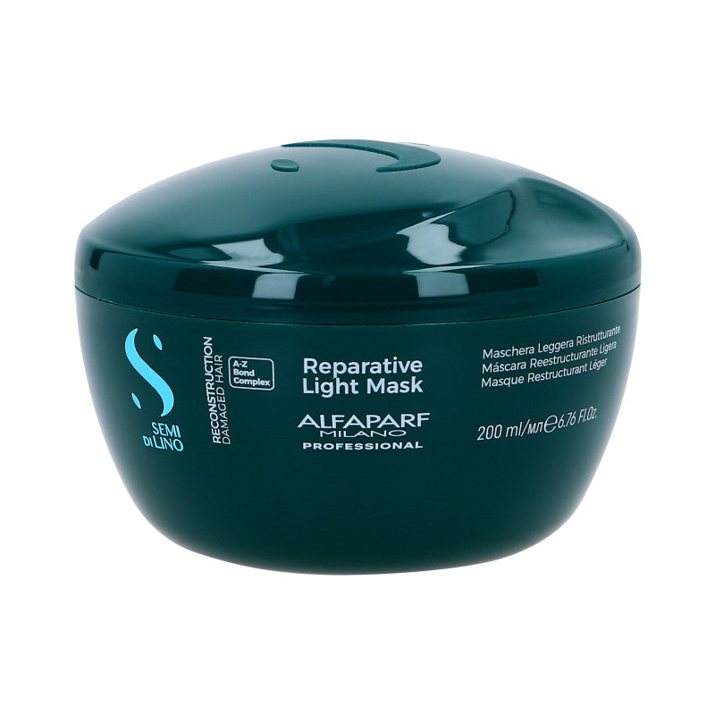 ALFAPARF SEMI DI LINO RECONSTRUCTION Maschera ricostruttiva per capelli danneggiati, sottili e delicati 200ml