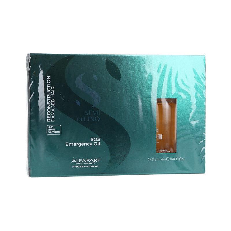 ALFAPARF SEMI DI LINO REPERATIVE SOS EMERGENCY OIL Fiale rigeneranti per capelli 6x13ml