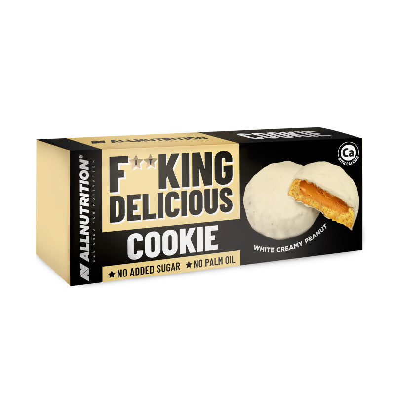 ALLNUTRITION FITKING DELICIOUS Biscotti – arachidi bianche cremose 128 g
