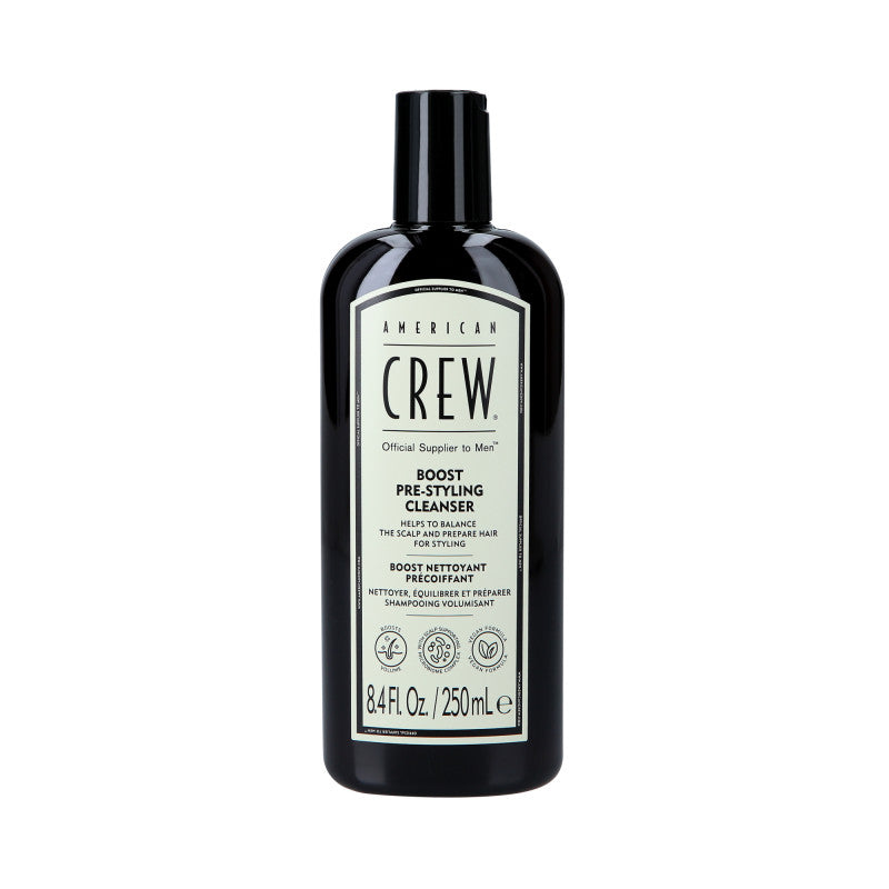 AMERICAN CREW BOOST PRE-STYLING Shampoo Detergente e Volumizzante 250 ml