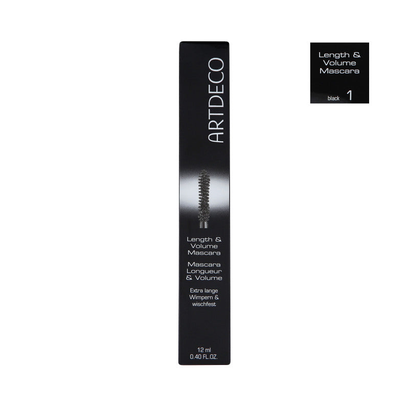 ARTDECO MASCARA LENGTH&VOLUME BLACK Mascara addensante e allungante 12 ml