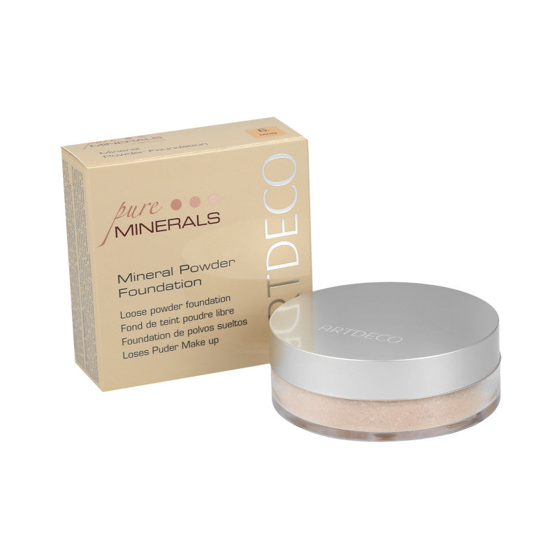 ARTDECO Pure Minerals Fondotinta in polvere – 6 Honey 15g