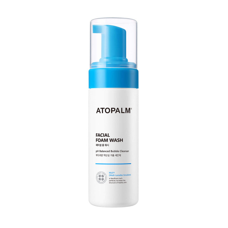 ATOPALM MLE Schiuma detergente delicata per il viso per pelli sensibili e secche 150ml