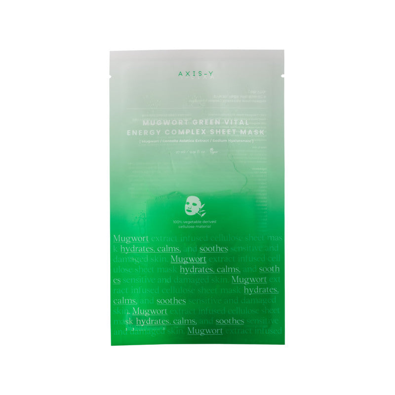 AXIS-Y MUGWORT Maschera in tessuto con estratto di artemisia al 61% 27ml