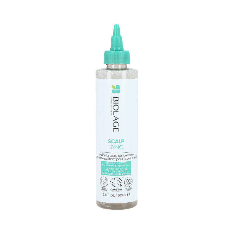 BIOLAGE SCALPSYNC Trattamento purificante del cuoio capelluto all'acido glicolico 200ml