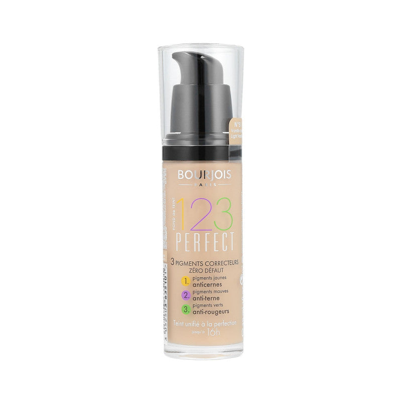 Bourjois 123 Perfect fondotinta  51 Light Vanilla 30ml