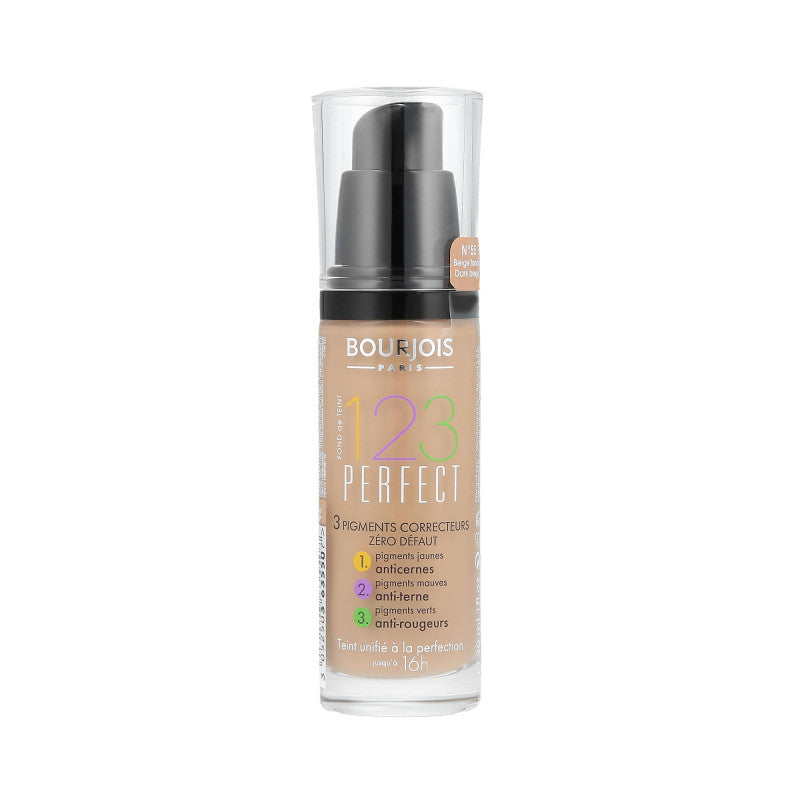 Bourjois 123 Perfect fondotinta  55 Dark Beige 30ml